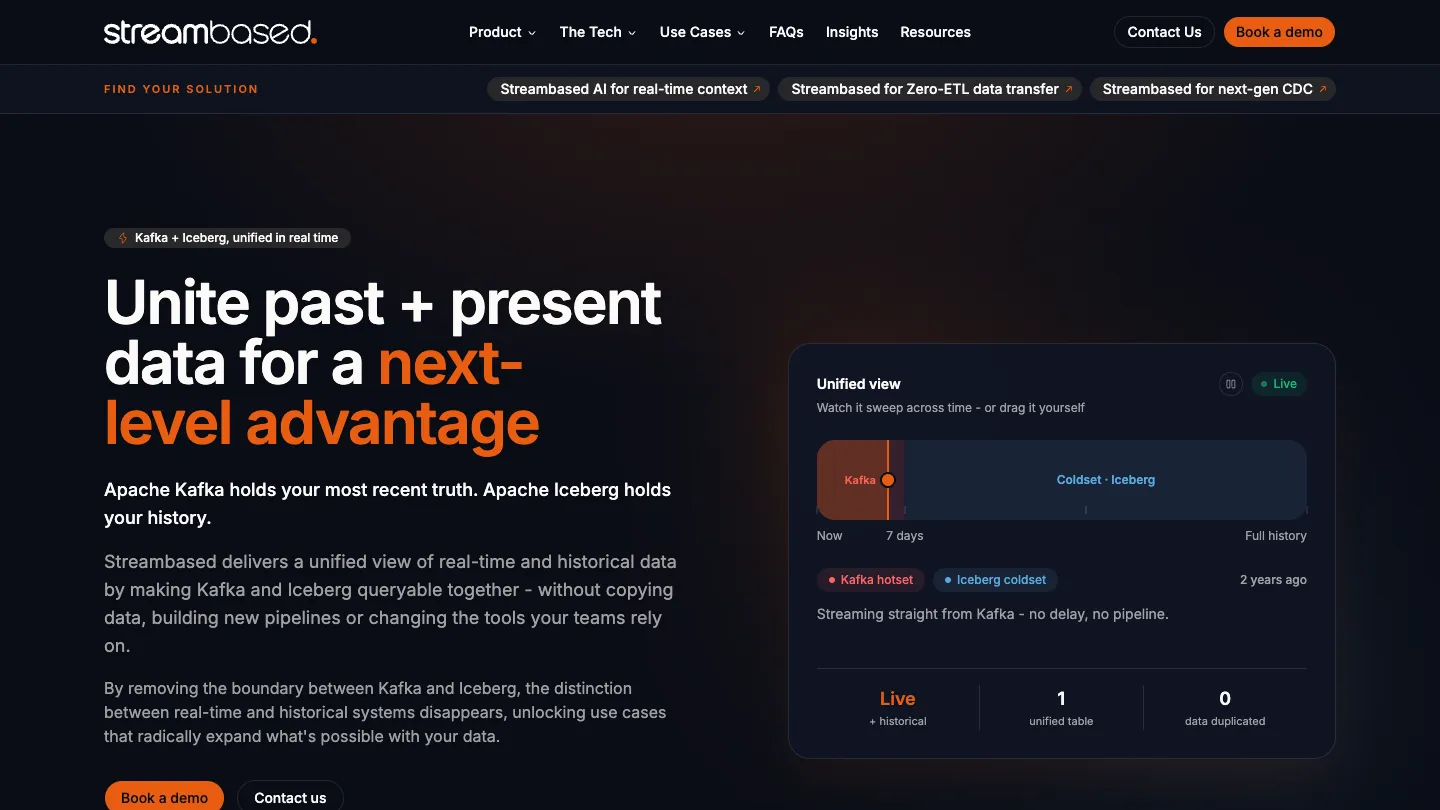streambased.io screenshot